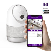 Philips Connect 3K Kit videocitofono filare connesso WIFI + telecamera per interni + telecamera per esterni