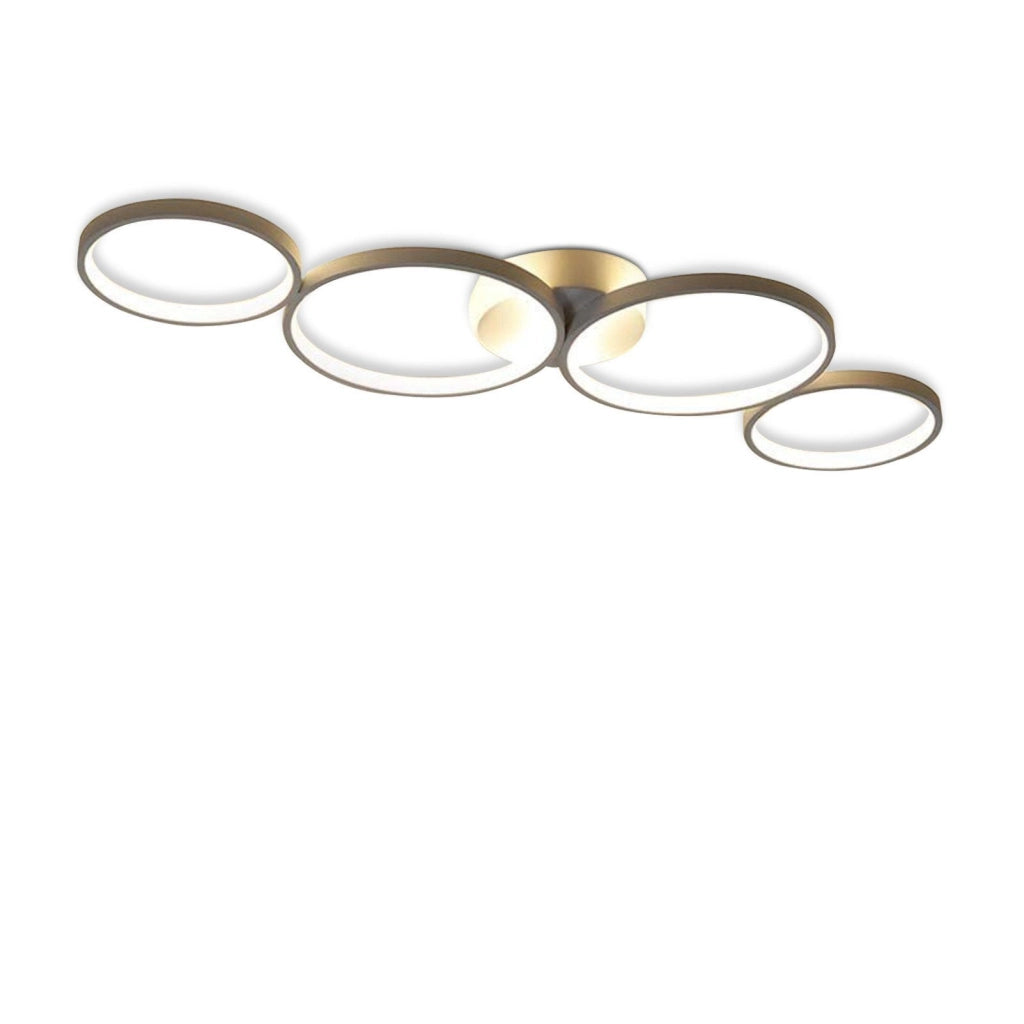ZMH Lampada da soffitto LED 30W incasso 3000K luce calda design moderno 89cm