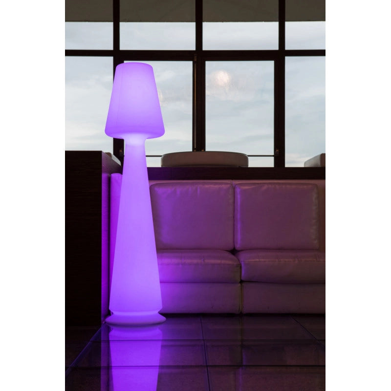 Lampada da terra di design H165 in polimero LED RGB per interno ed esterno - Made in Italy - Monacis