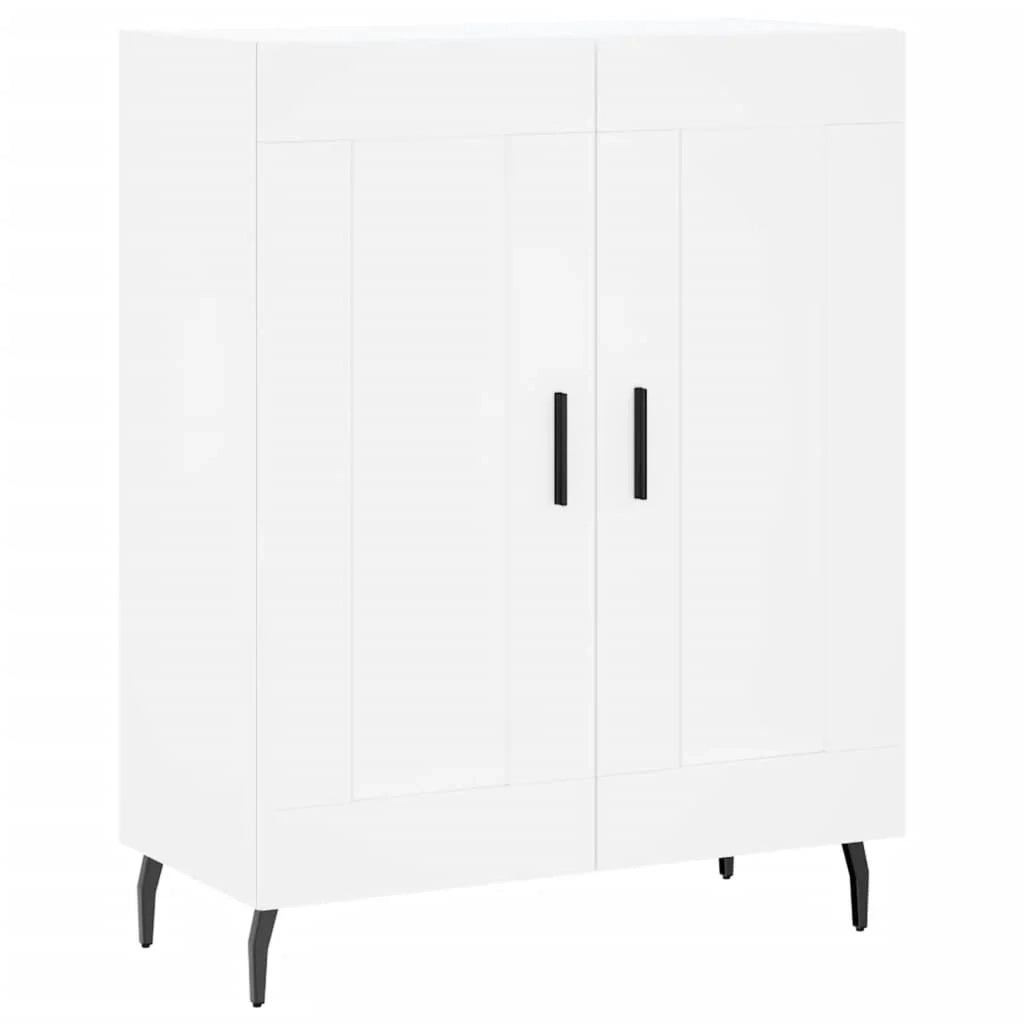 Buffet credenza cassettiera mobiletto mobile contenitore organizer per cucina soggiorno salotto 69,5 x 34 x 90 cm legno ingegnerizzato bianco 02_0030462