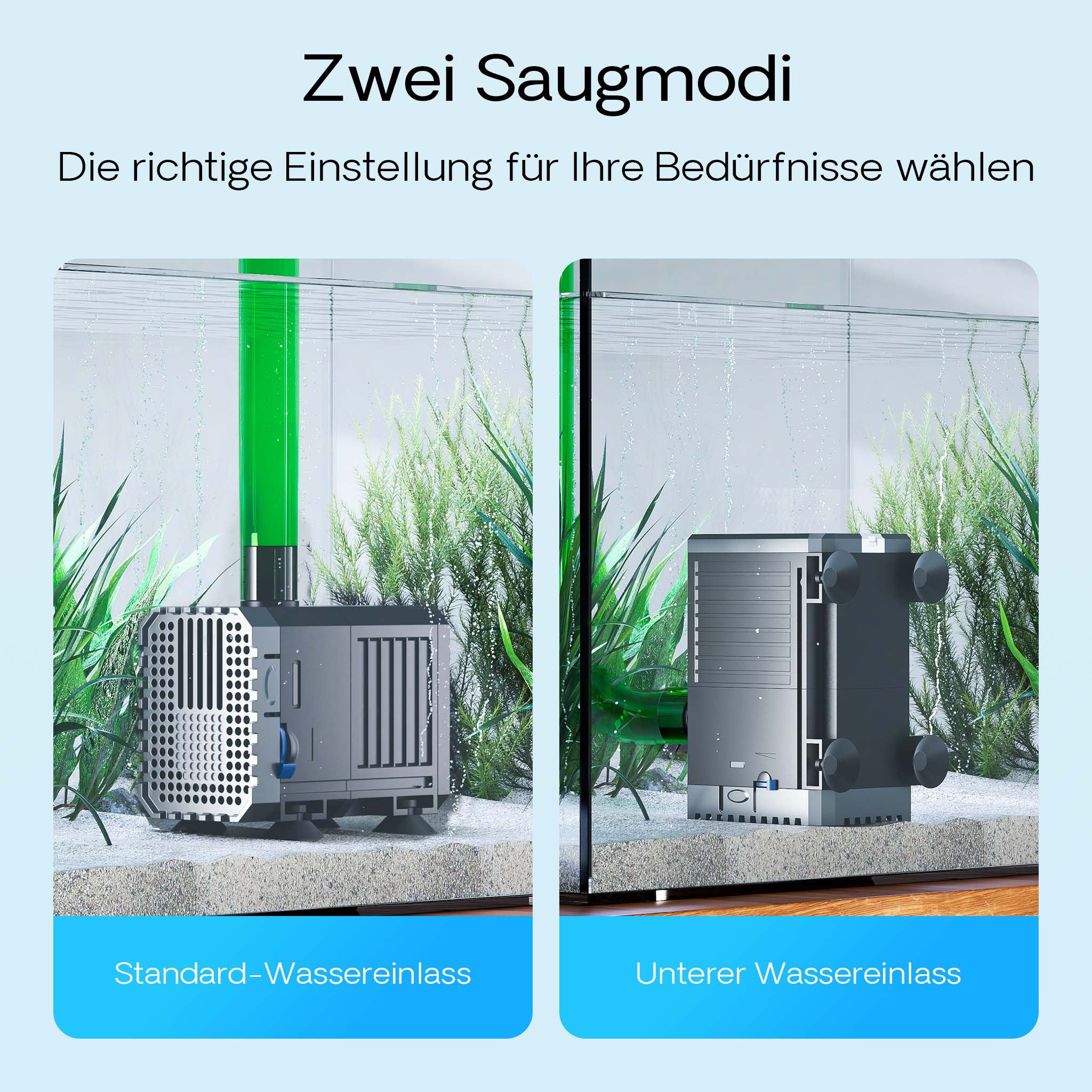 CHJ-500-10 Pompa da laghetto 500l/h 7W Filtro e pompa per ruscelli Cavo da 10 m