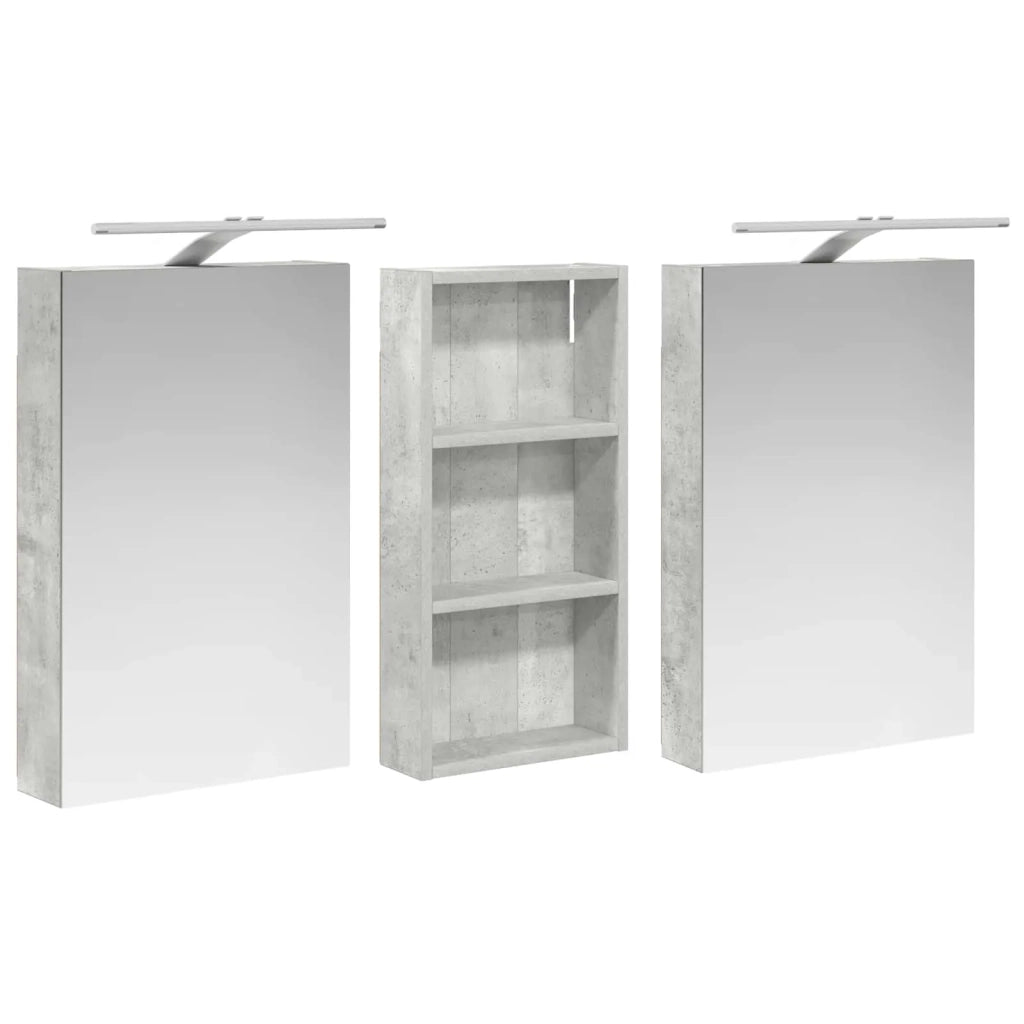 Set di Armadi da Bagno 3 pz 110 x 10,5 x 60,5 cm 3403723