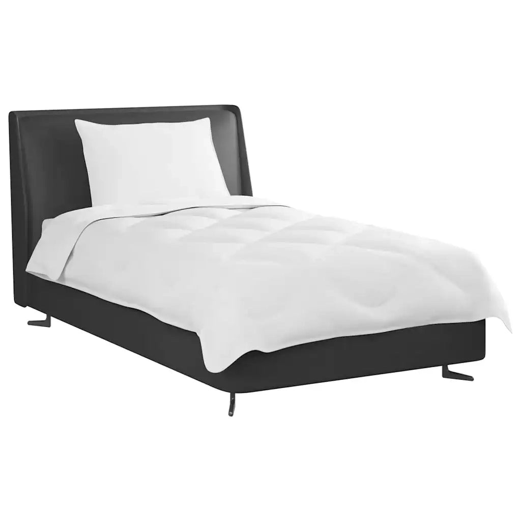 Set Coperta Invernale 2 pcs Bianco 155 x 220 cm Microfibra