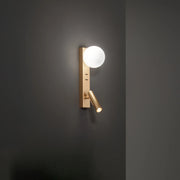 Applique Moderna Fog Metallo Oro Spazzolato Luce Led G9 Ip20