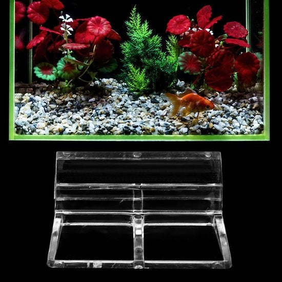 Accessori per acquario - Copertura in vetro 20 pezzi - Supporto in acrilico - Accessorio per acquario - Clip di chiusura universali - Materiale premium - Adatto per acquari aperti - Copertura per acquario
