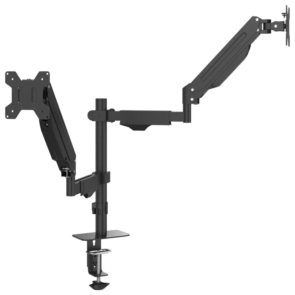 Braccio TV Doppio per Schermo Max 27 Pollici Molla a Gas 20 kg 4012172
