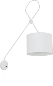 Applique Nowodvorski VIPER bianca tessuto E14 40W 6512