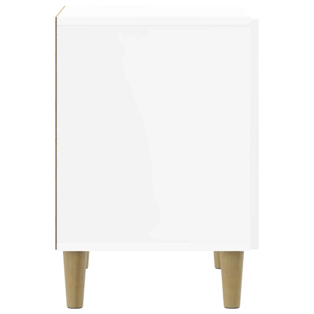 Armadio da Notte 2 pcs Bianco Lucido 43 x 34,5 x 50 cm 894574
