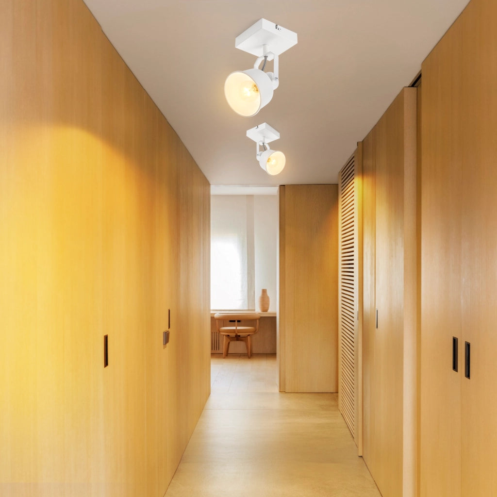ZMH Faretto da soffitto 1 fiamma vintage E14 anche parete per cucina camera letto