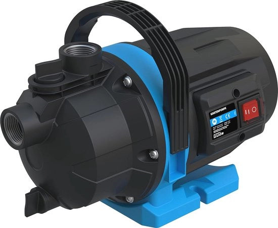 Pompa per Giardino per Irrigazione - 600 W, Massimo Debito 3200 l/u, Altezza di Aspirazione fino a 7 m