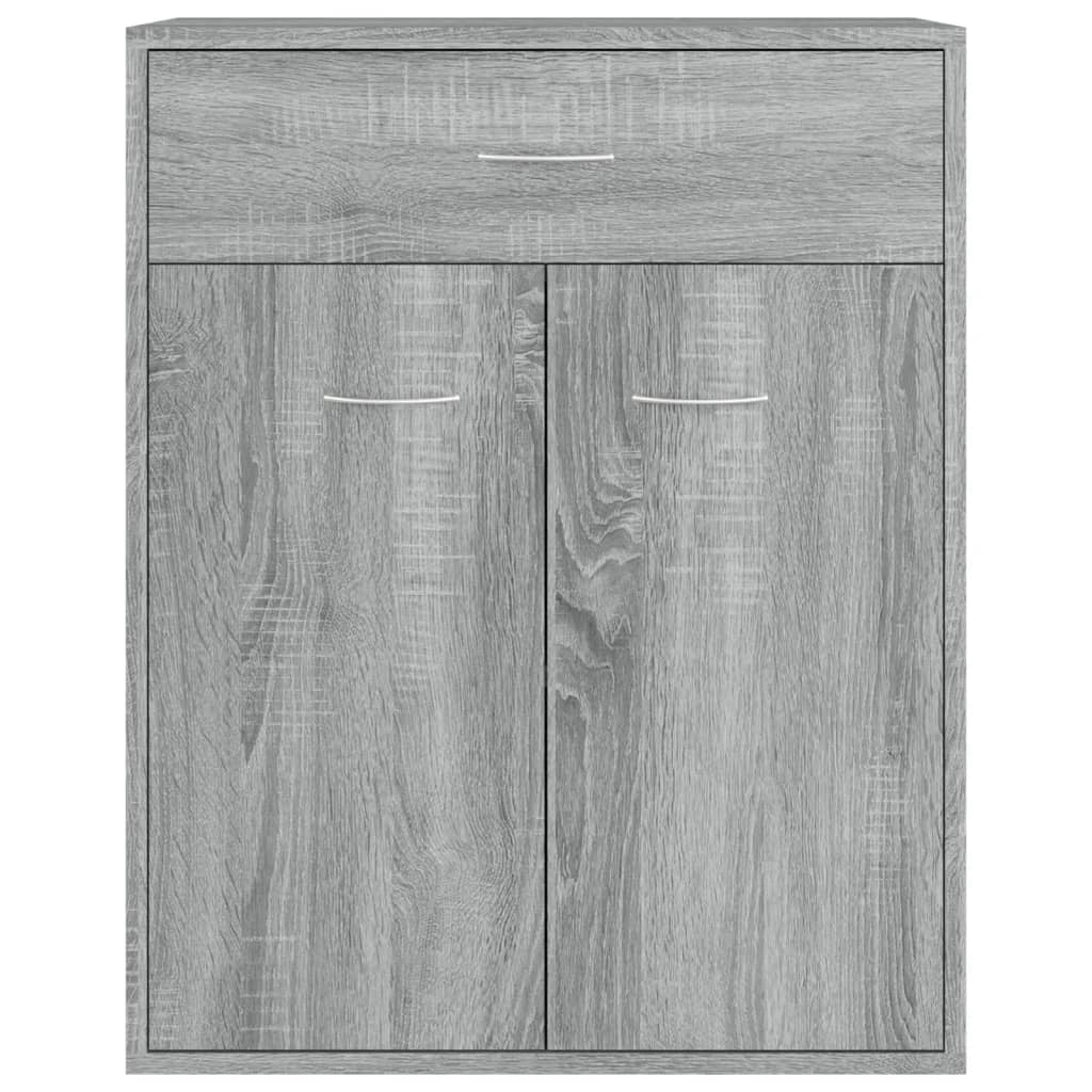 Buffet credenza cassettiera armadio mobile contenitore organizer cucina soggiorno salotto Sonoma 60 x 30 x 75 cm legno ingegnerizzato grigio 02_0036383