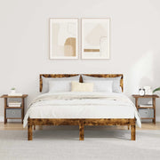 Comodino 2 pcs Rovere fumé 41 x 40 x 45 cm Legno multistrato