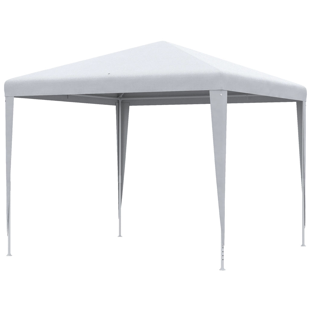 Gazebo da Giardino ¨C zephmum ¨C Bianco 2.7x2.7m Acciaio