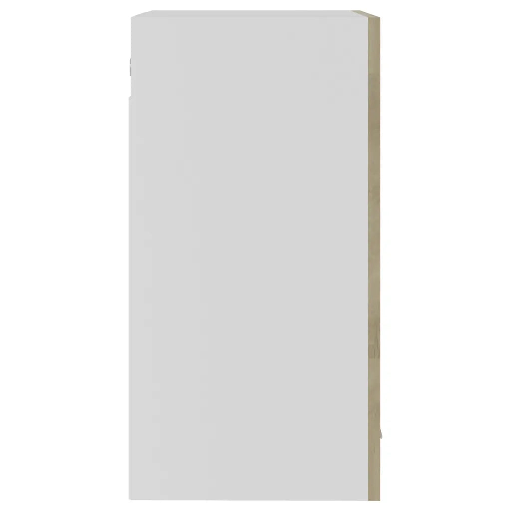 Mobile Pensile con Vetro “Lyon” Rovere Sonoma 40x31x60 cm 802508