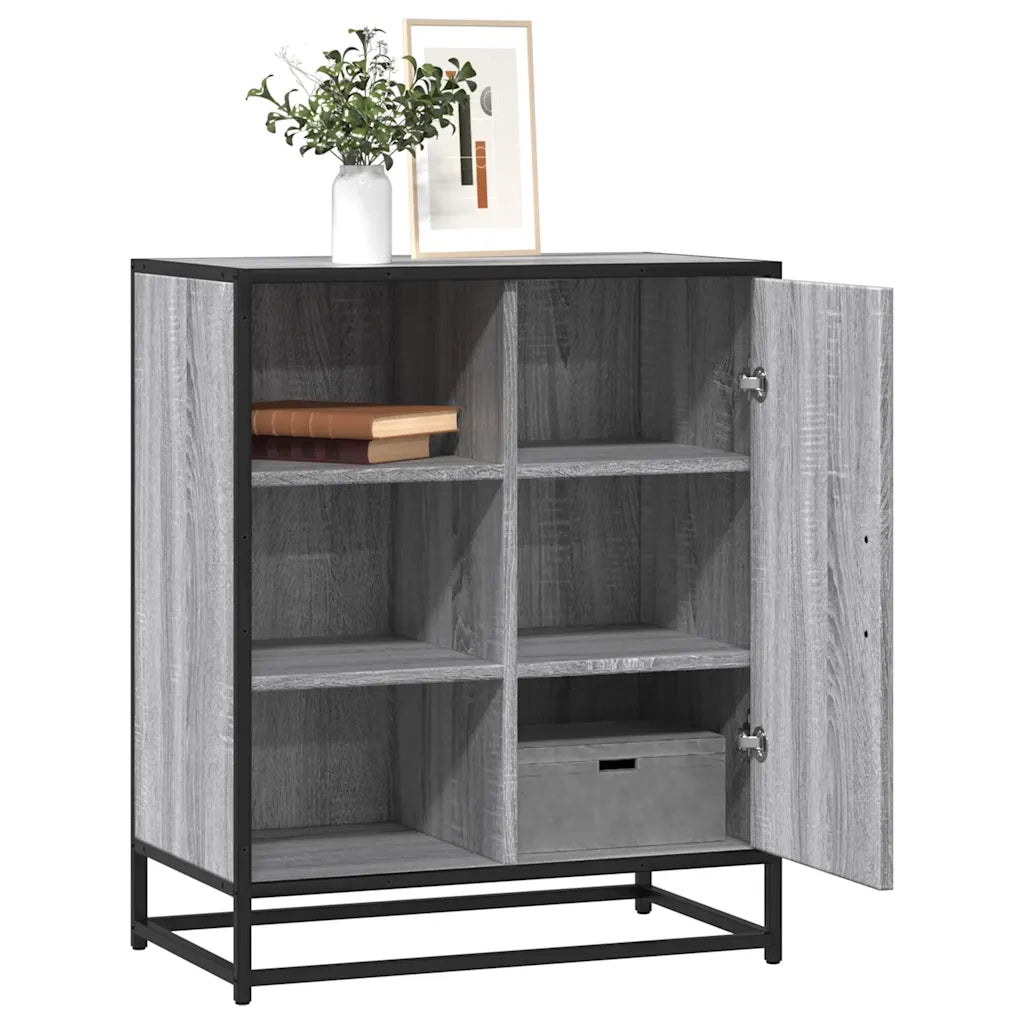 Credenza Grigio Sonoma 62x35x76 cm in Legno Multistrato 848997