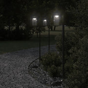 Lampada da Terra per Esterni Argento 100 cm in Acciaio Inox