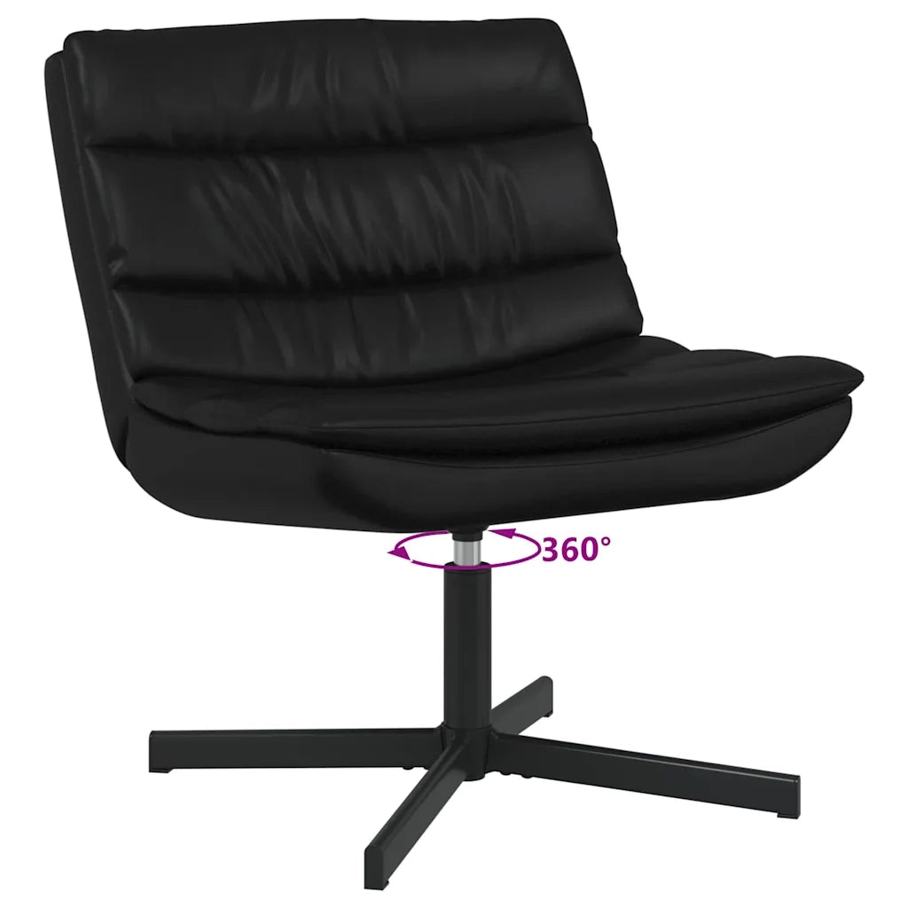 Sedia girevole Nero 63 x 75 x 76 cm PU CFW3550598