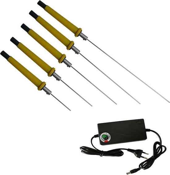 Taglierino a spillo elettrico 36W coltello caldo - Penna per tagliare schiuma con alimentazione a commutazione - Adatto per schiuma Katoen KT Board (5 pezzi) schiuma cartone.