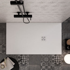 Piatto Doccia 80x120 cm in Pietra Bonussi Canton Bianco