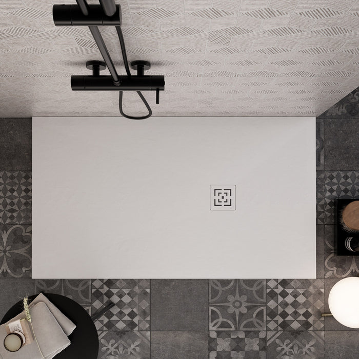 Piatto Doccia 80x140 cm in Pietra Bonussi Canton Bianco