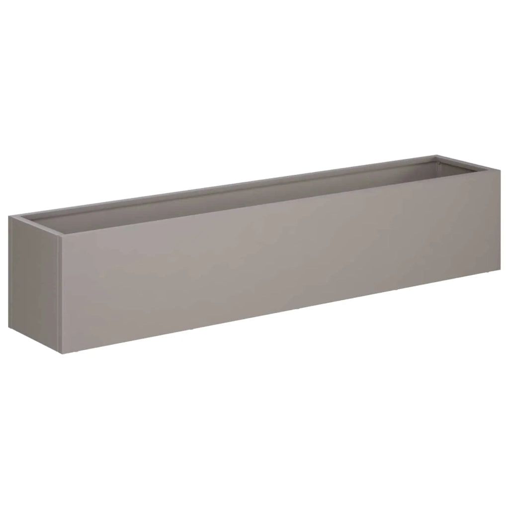 Vaso da giardino 2 pz Ruggine 100 x 20 x 20 cm Acciaio Corten 8005189