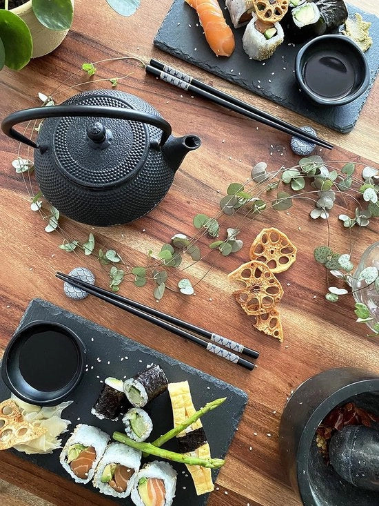 Supporto per bastoncini di sushi - Servizio da tavola asiatico - Set di servizio per sushi