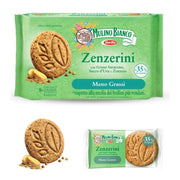 Mulino bianco zenzerini frollini in confezione 8 monoporzioni da 27,5 gr