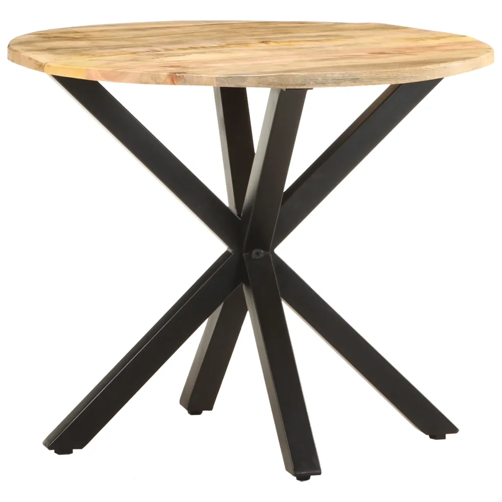 Tavolino di Servizio 68x68x56 cm in Legno Massello di Mango 320659