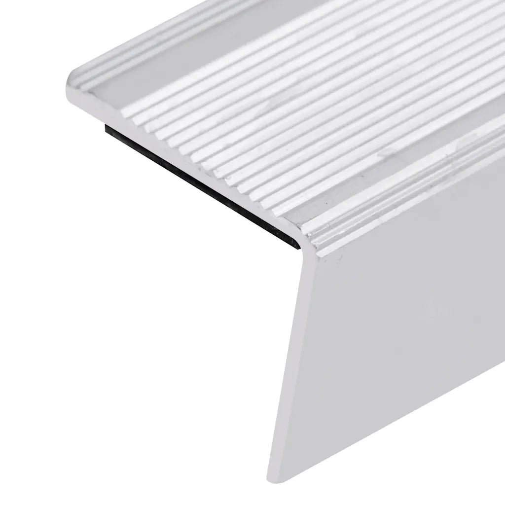 Profili a L per Gradini 15 pz in Alluminio 100 cm Argento CFW8527930