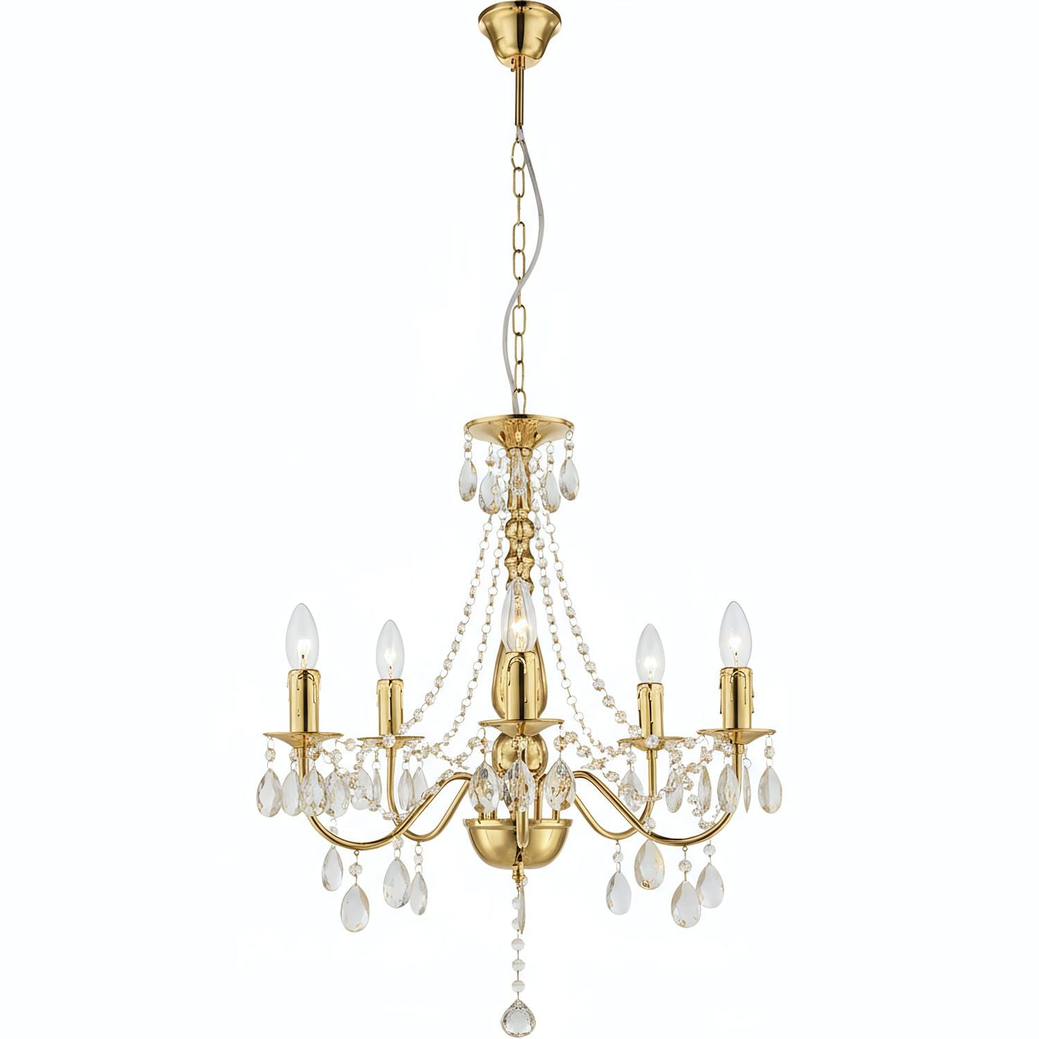 Lampada Da Soffitto Ebt015-5cp Gold