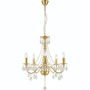 Lampada Da Soffitto Ebt015-5cp Gold