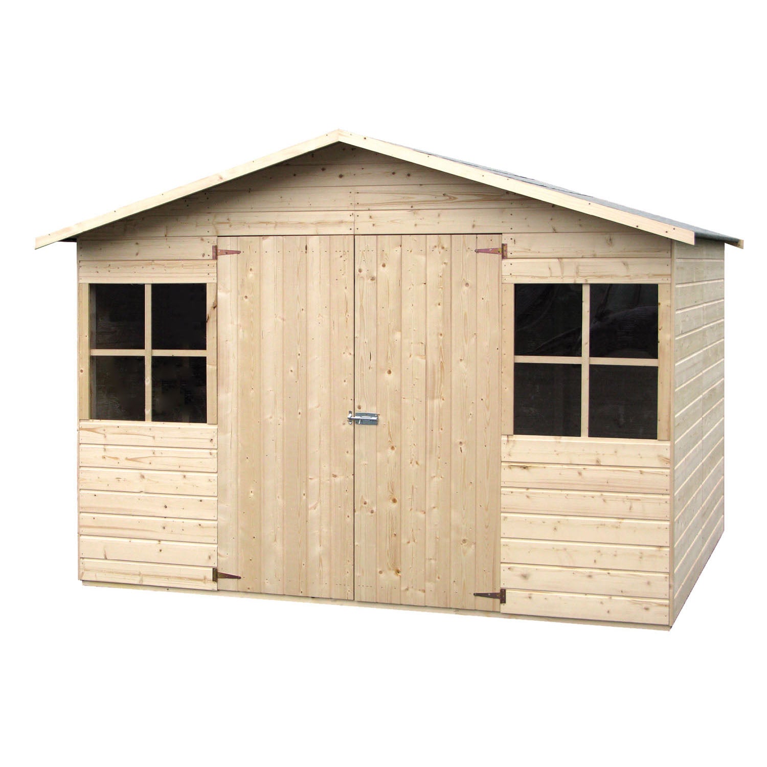 Val ridanna - casetta da giardino in legno di abete bianco da 272x182 cm