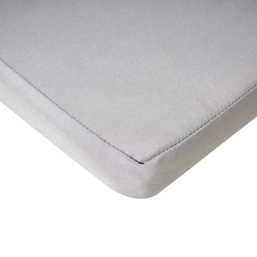 Cuscino Imbottito per Lettino Prendisole Tessuto grigio chiaro per esterni dal design moderno