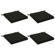 Cuscini per Sedia in 4 Pezzi SOEST 4 pz 100% Poliestere Nero 944455