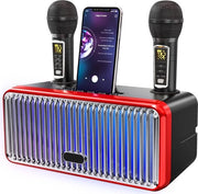 Kit Karaoke per Adulti - Kit Karaoke con 2 Microfoni - Kit Karaoke per TV - Kit Karaoke con Microfono a Radiofrequenza