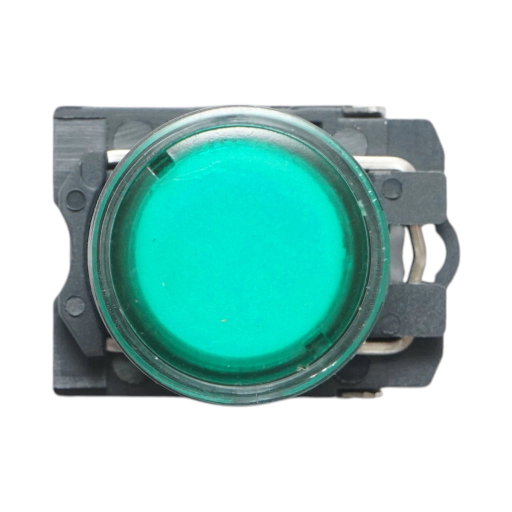 Pulsante con ritorno e segnalazione LED verde 1NO+1NC, 220V/10A, TB5 Breckner Germany