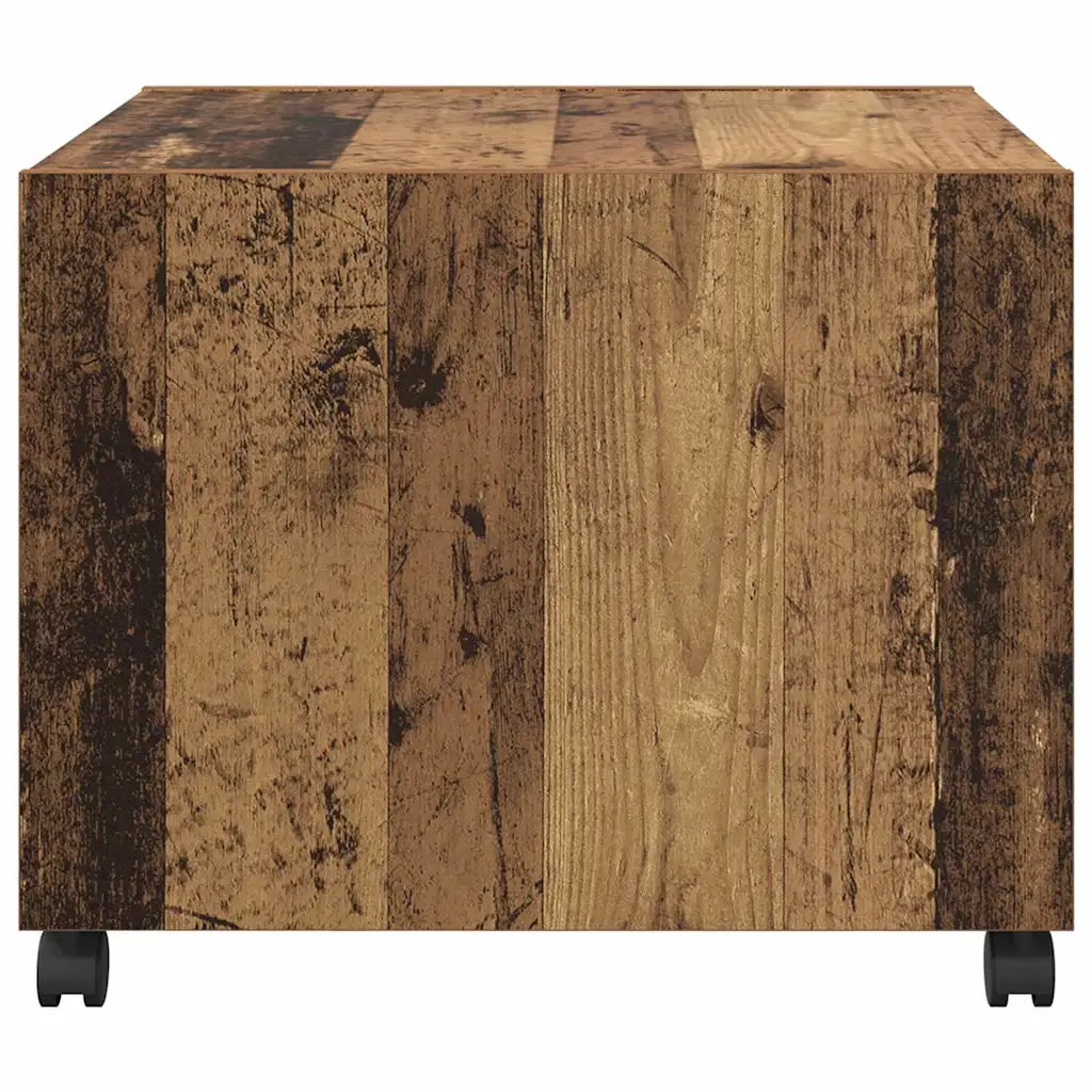 Tavolino da salotto con cassetto Legno vecchio 55 x 55 x 45cm 880468