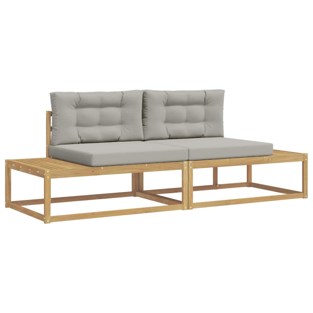 Set di divani da esterno Bianco 230,5 x 83 x 73 cm Poliestere 3386990