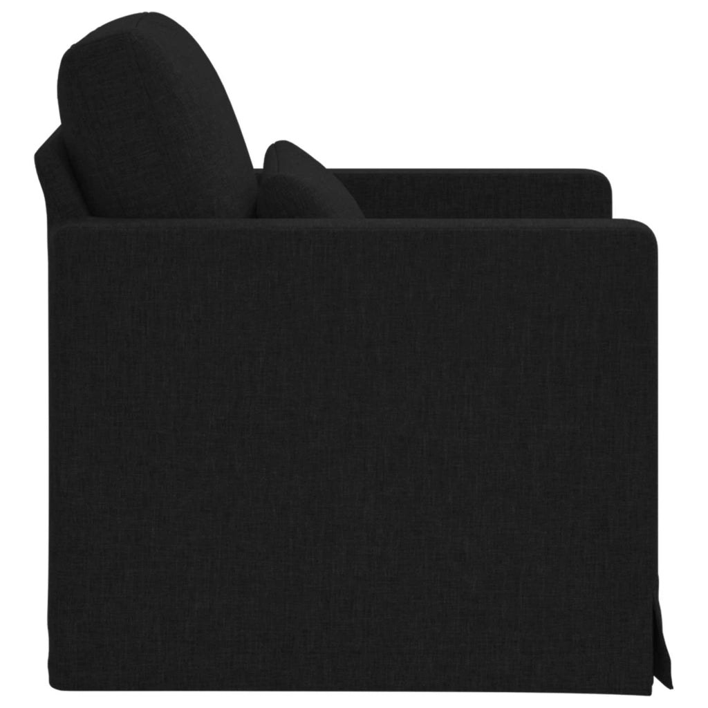 Divano | Divano da soggiorno | Sofa Nero 78 x 78 x 80 cm Tessuto
