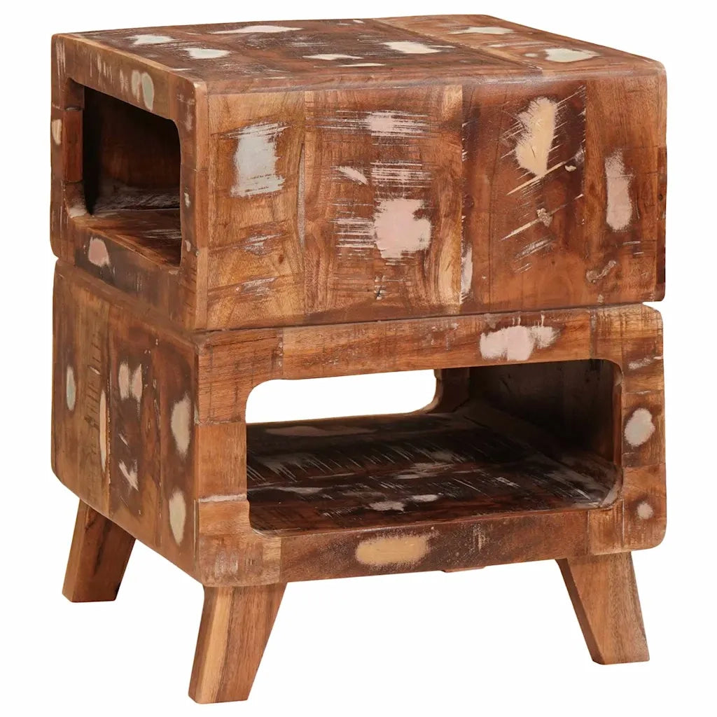 Tavolino Marrone 40 x 40 x 49 cm Legno Recuperato Massello 4104554