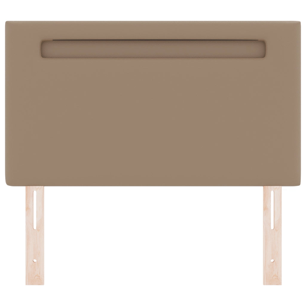 Testiera  Design Semplice Cappuccino 100 cm in Ecopelle