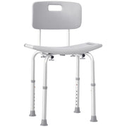 Sedia da Doccia Ergonomica Regolabile ¨C Zephmum ¨C Grigio HDPE 136kg