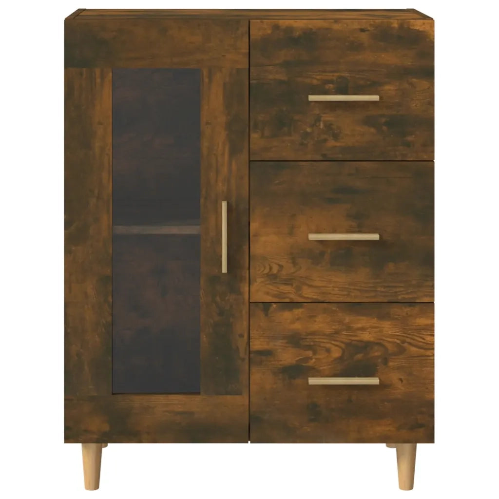 Credenza Rovere Fumo 69,5x34x90 cm in Legno Multistrato cod mxl 6973