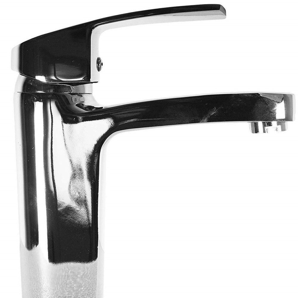 Trade Shop - Miscelatore Bagno Lavandino  52966 Piletta Scarico Filtro Fisso Doppio Foro -