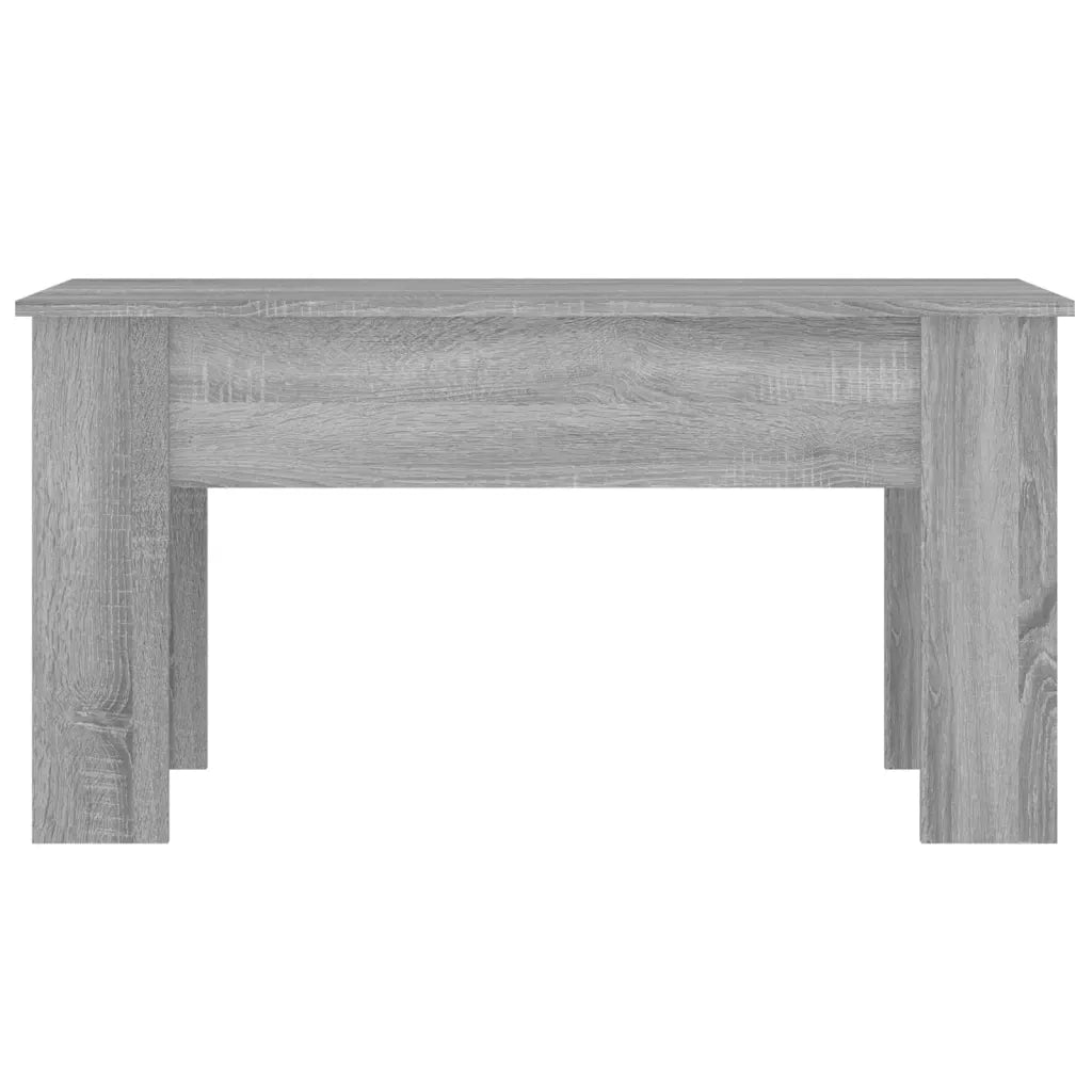 Tavolino da Salotto Grigio Sonoma 101x49x52cm Legno Multistrato cod mxl 13286