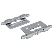 Chiusura 2 pz Argento 46 x 17 x 1,2 mm Acciaio CFW9484512