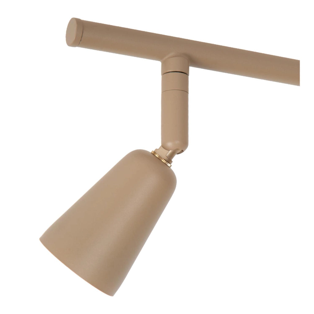 Faretto da soffitto TIANA 2xGU10 beige metallo Lucide