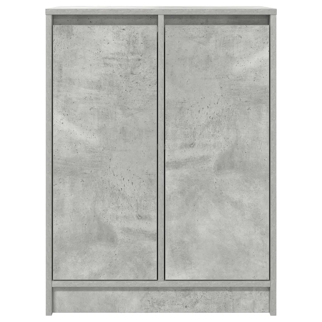 vidaXL Credenza Grigio Cemento 57x34x76 cm in Legno Multistrato