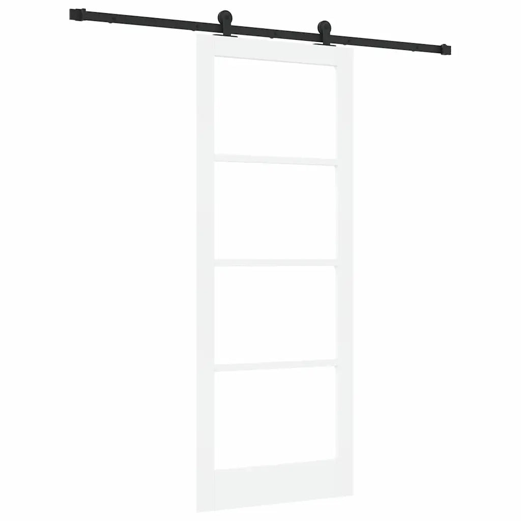 Porta scorrevole ORKDAL Bianco e Nero 83 x 211 cm 3332028