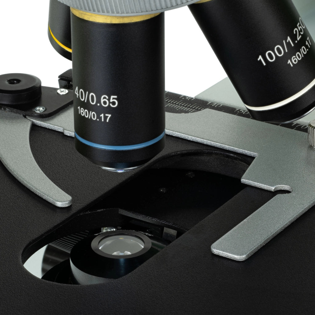 Microscopio Biologico Ceres Pro MBCP – Alta Qualità Ottica, Design Ergonomico | Obiettivi 4x-100x, LED 3W